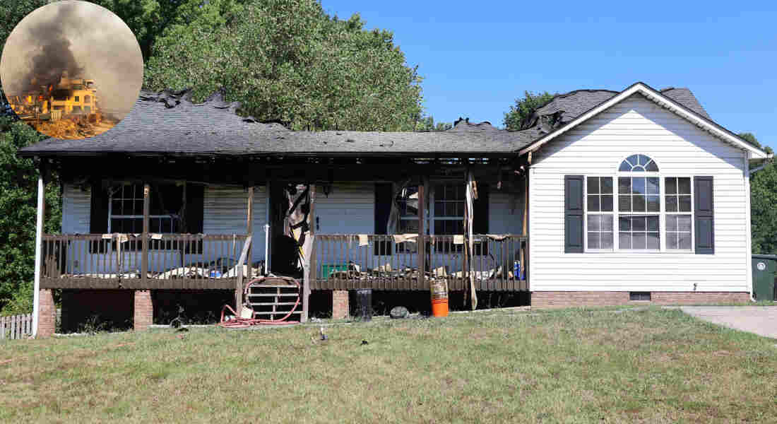 did cole prevost house burn down