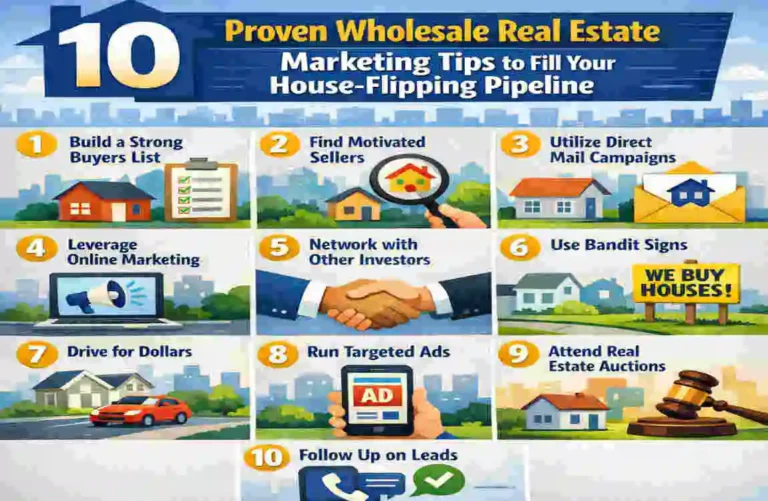 10 Proven Wholesale Real Estate Marketing Tips to Fill Your House-Flipping Pipeline Wholesale Real Estate Marketing Tips