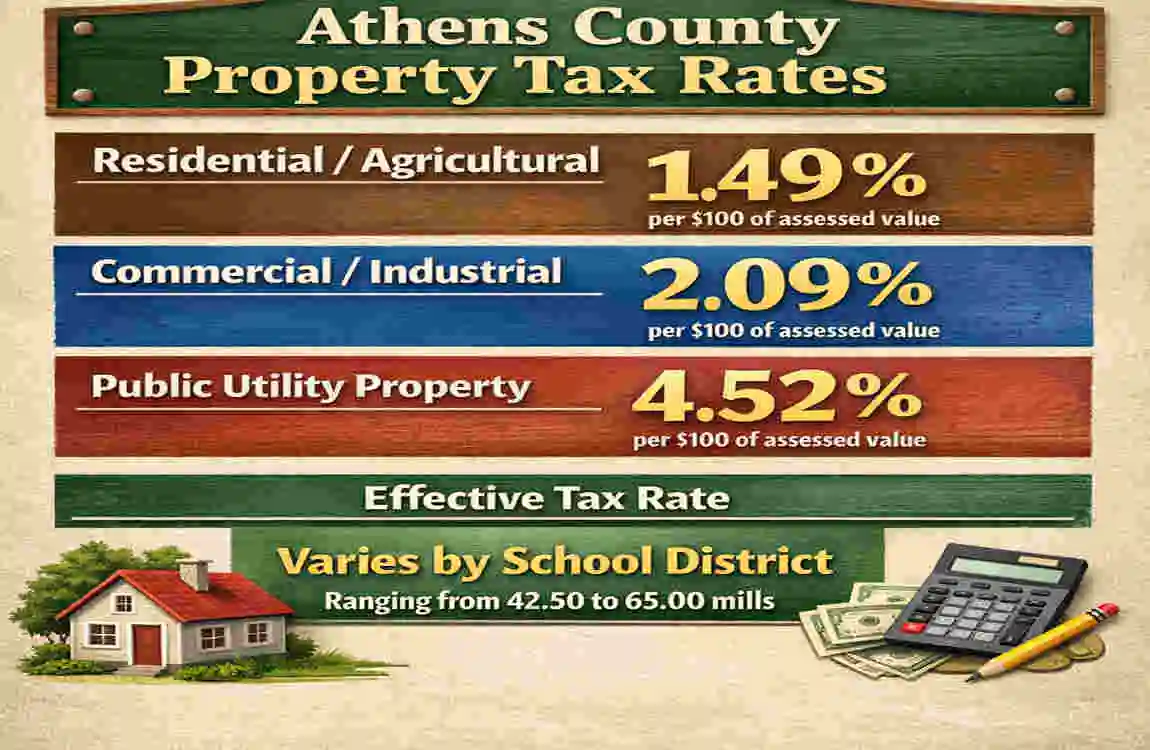 athens county real estate taxes