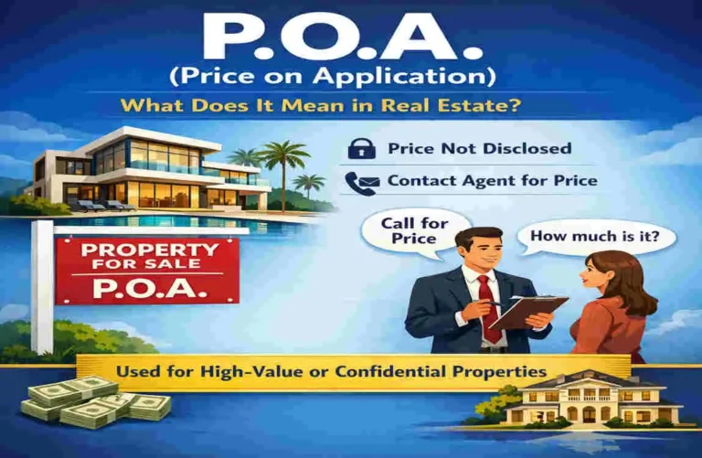 what does p.o.a stand for in real estate