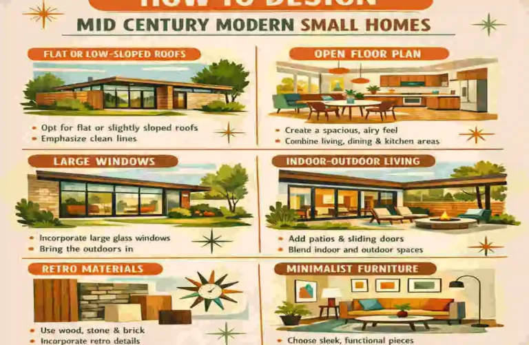mid century modern small homes