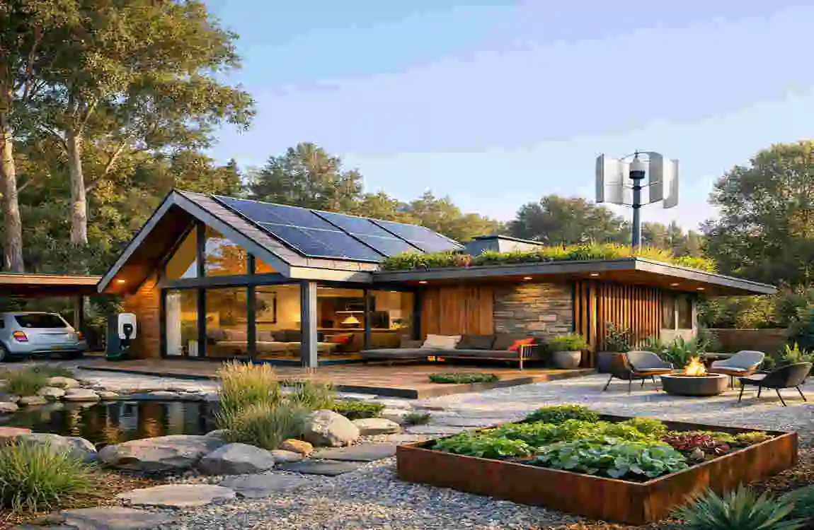 mid century modern small homes