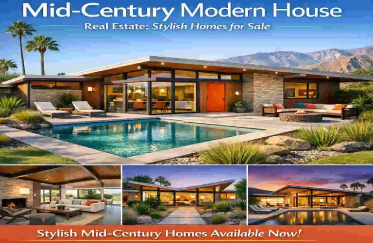 mid century modern house real estate