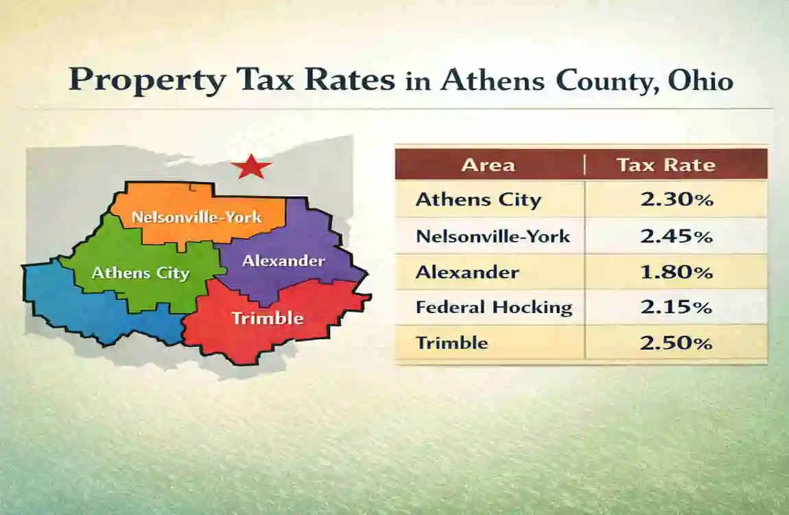 athens county real estate taxes