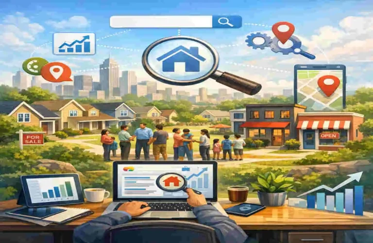using local community real estate seo