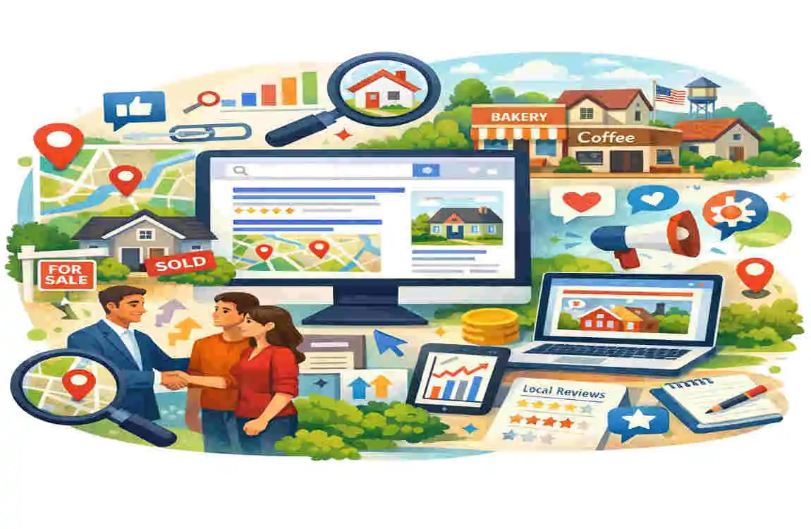 using local community real estate seo
