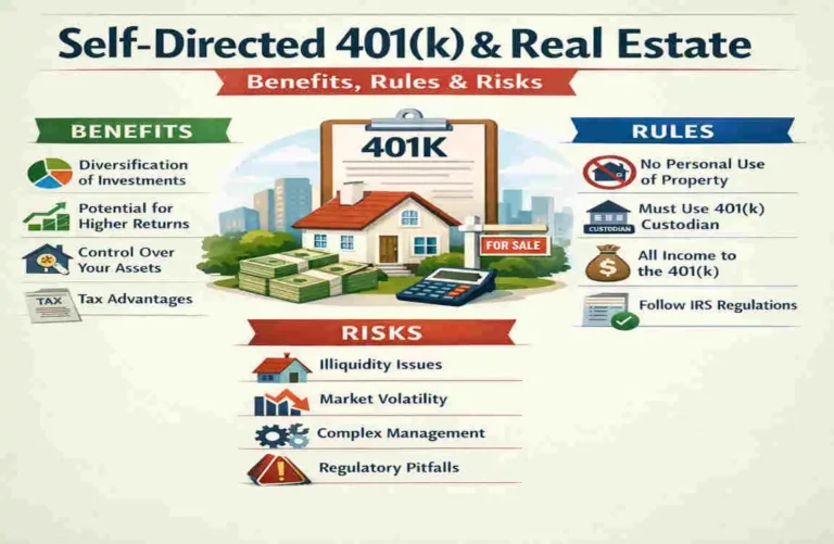 Self-Directed 401(k) and Real Estate: Benefits, Rules & Risks using self directed 401k to buy real estate