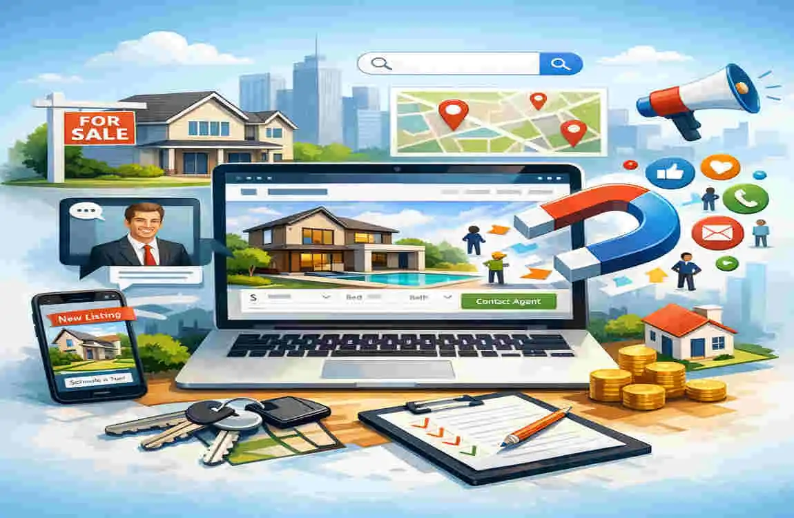 website issues affecting real estate lead generation