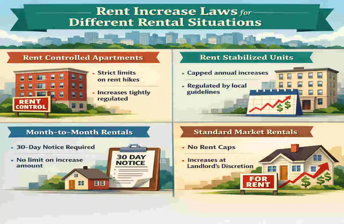 how much can a real estate increase rent