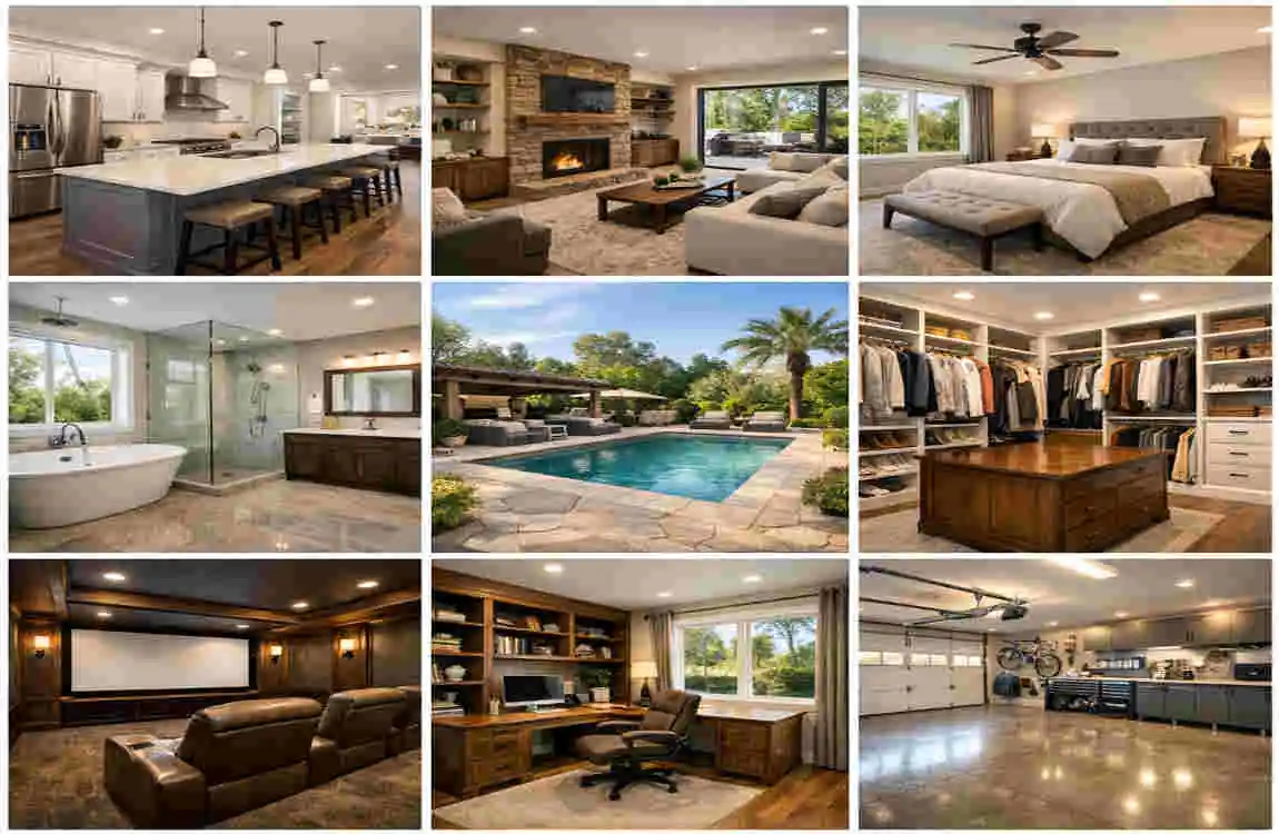 Real Estate Home Features for Sale