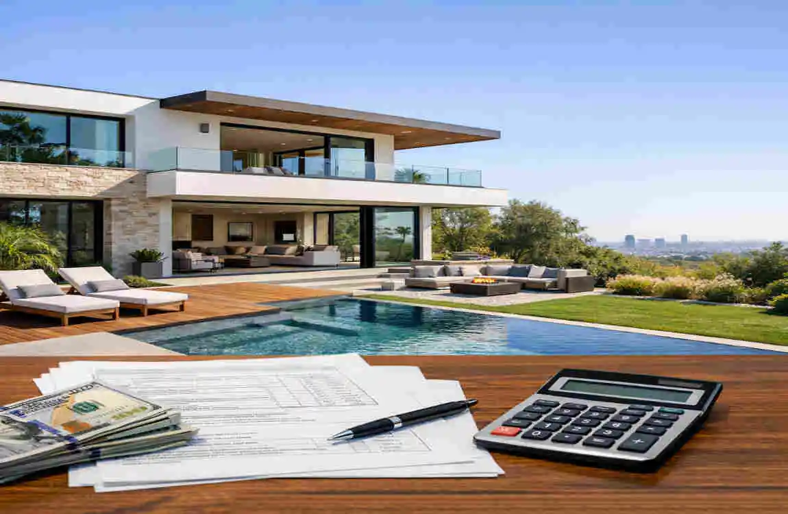 modern home real estate taxes