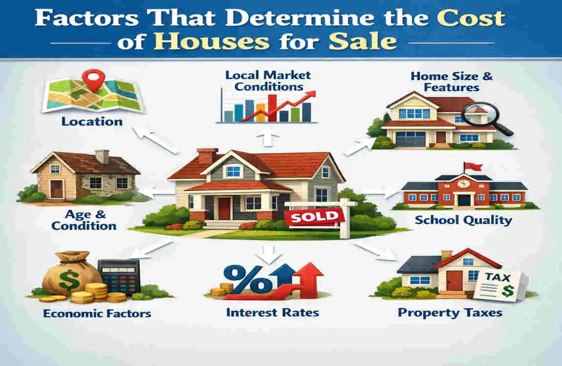 Real Estate Houses for Sale Cost: