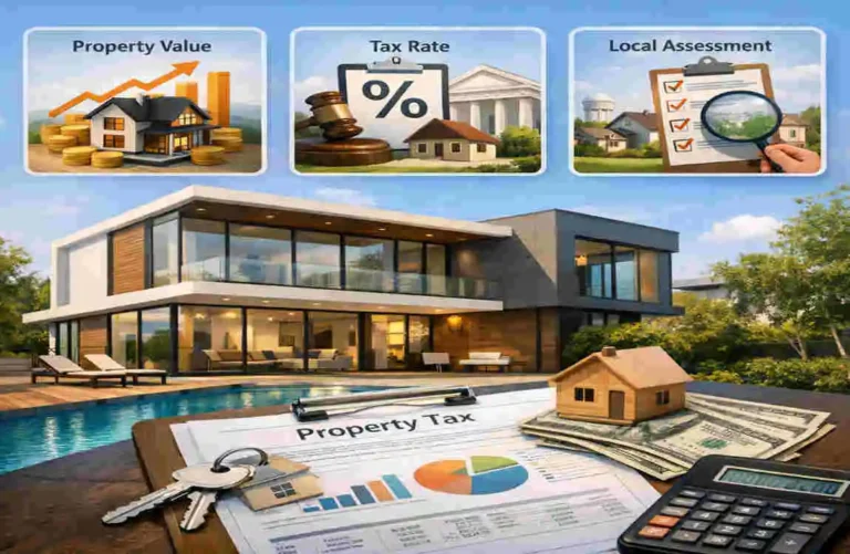 modern home real estate taxes