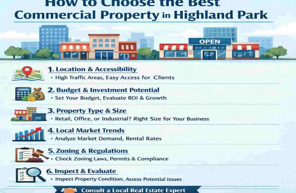 commercial real estate properties highland park