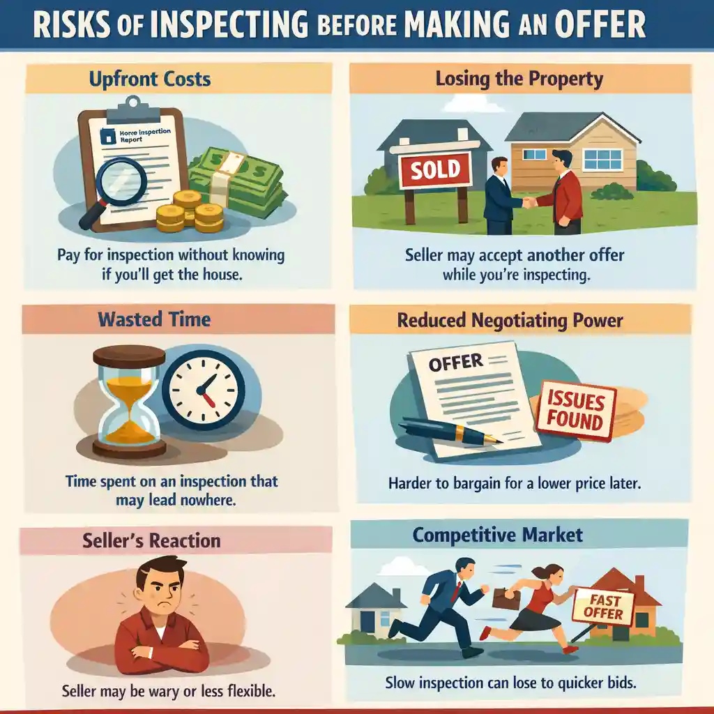 can you do a home inspection before making an offer
