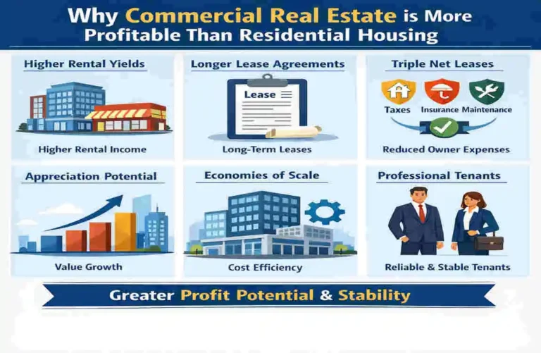 why commercial real estate house